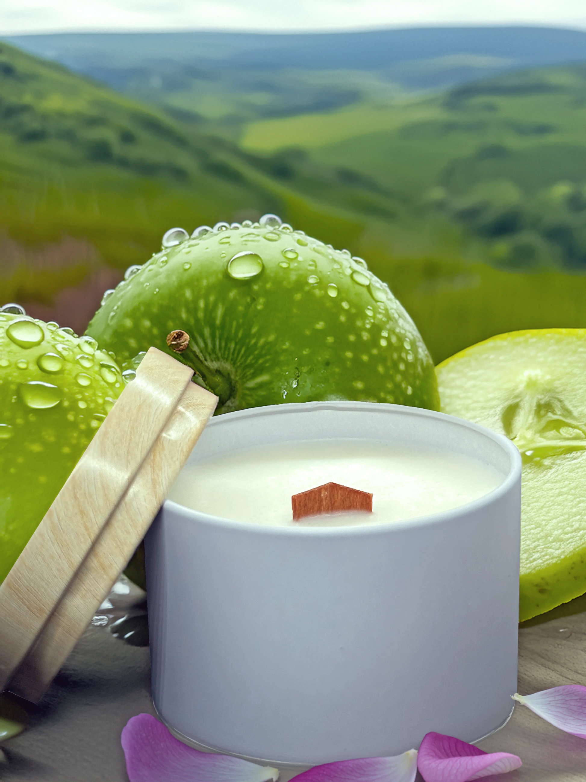 Vela Manzana y Pepino - Esencias de Valleseco