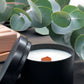Vela Brisa de Eucalipto, aroma refrescante y purificador de eucalipto natural - Esencias de Valleseco.