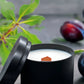 Vela Ciruela Madura, fragancia frutal intensa y dulce de ciruela para el hogar - Esencias de Valleseco.