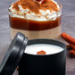 Vela Dulce de Leche, aroma cálido y cremoso con notas de caramelo y vainilla - Esencias de Valleseco.